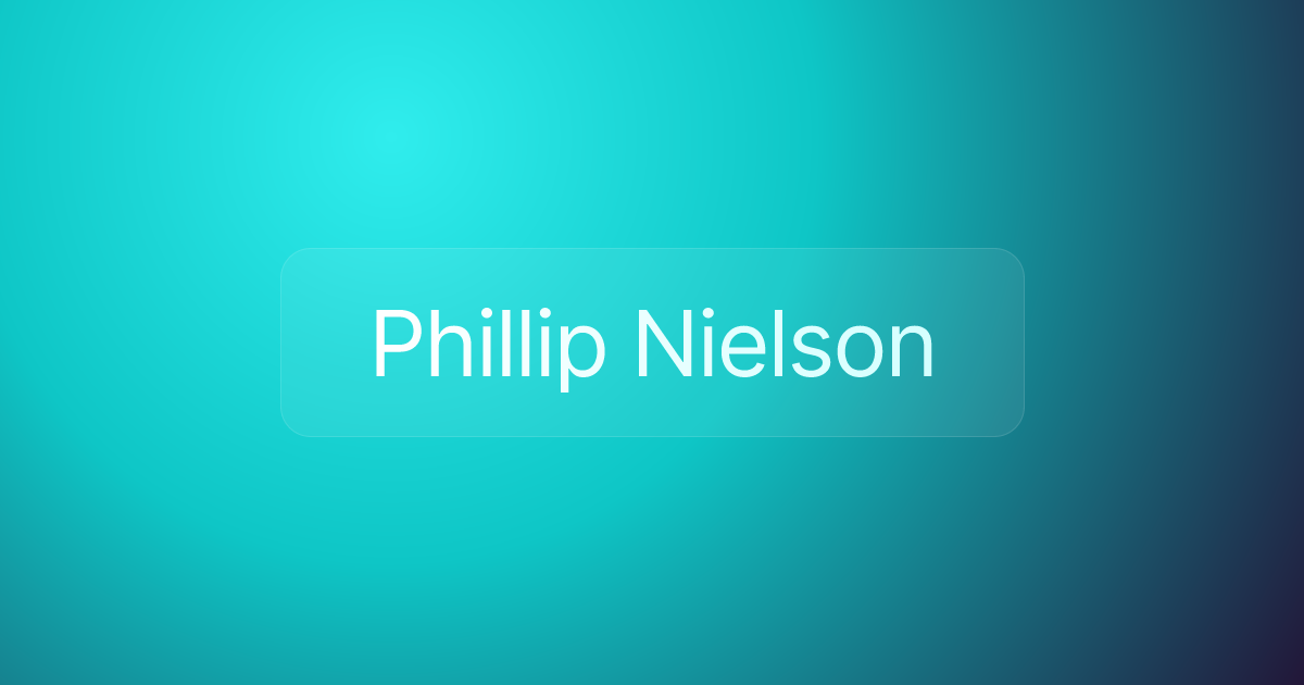 Phillip Nielson