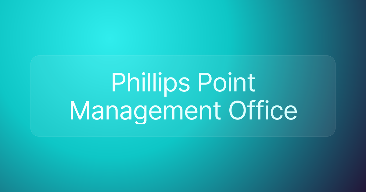 Phillips Point Management Office