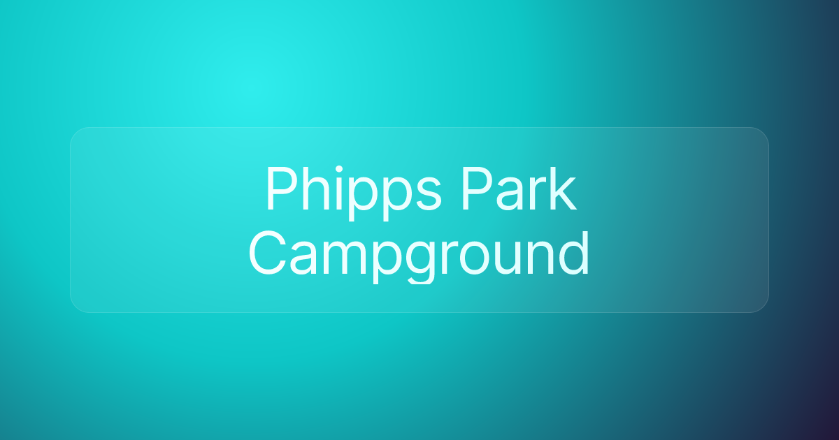 Phipps Park Campground