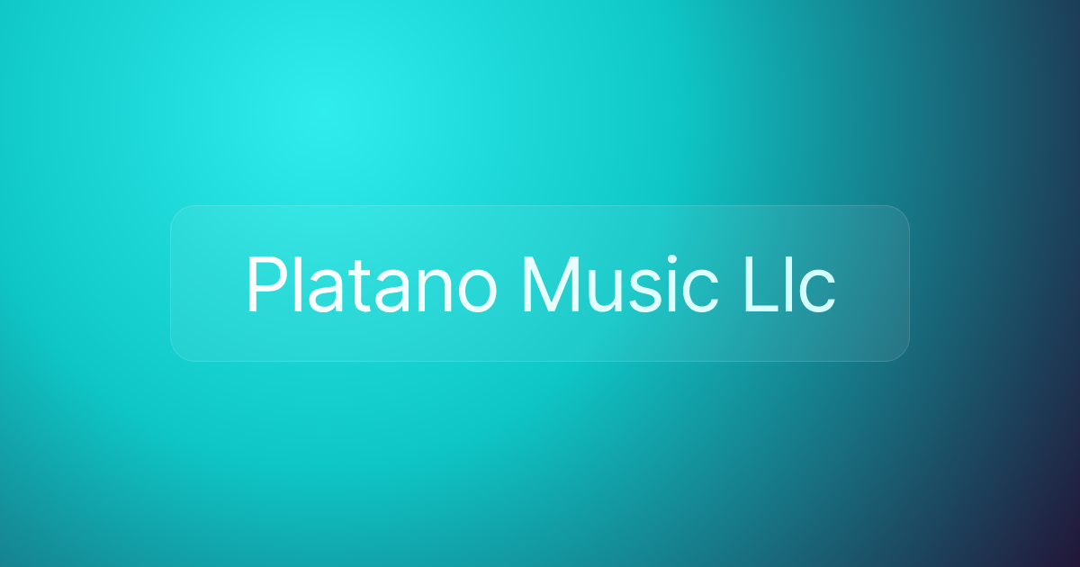 Platano Music Llc