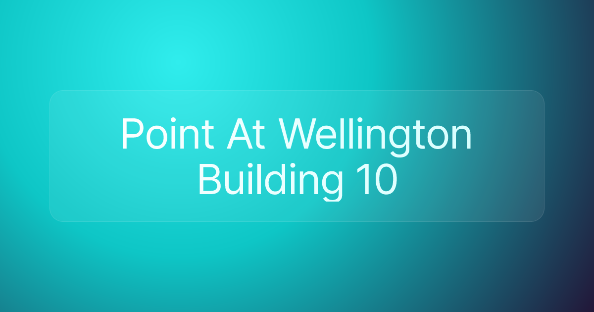 Point At Wellington Building 10