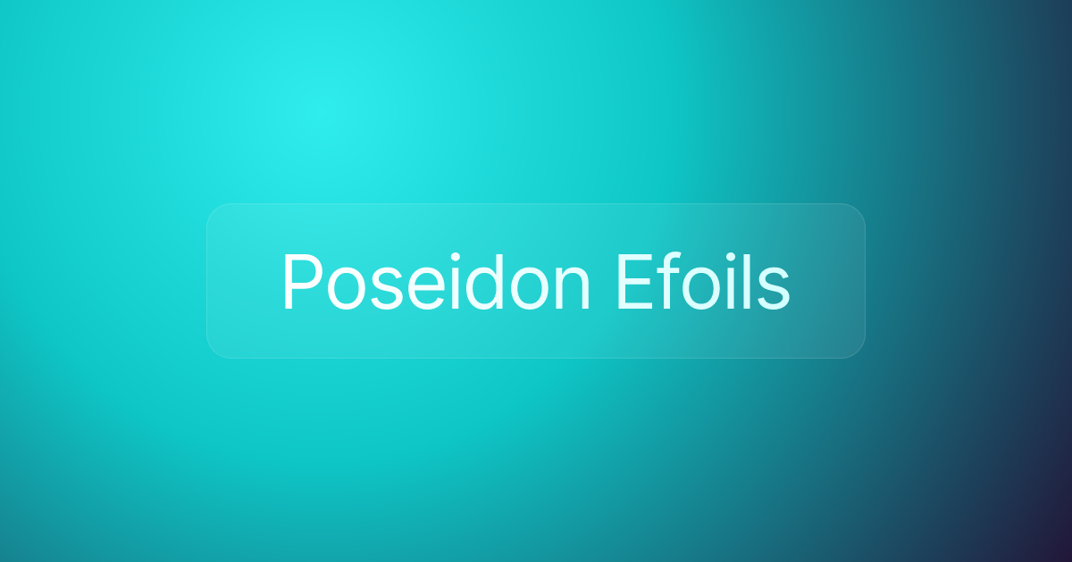 Poseidon Efoils