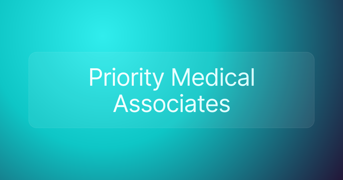Priority Medical Associates