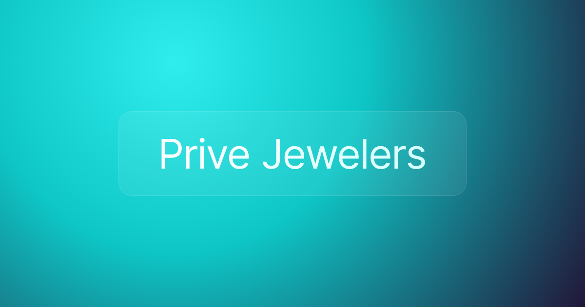 Prive Jewelers