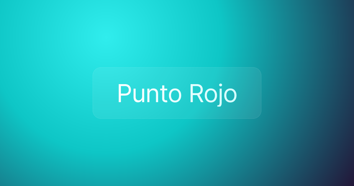 Punto Rojo