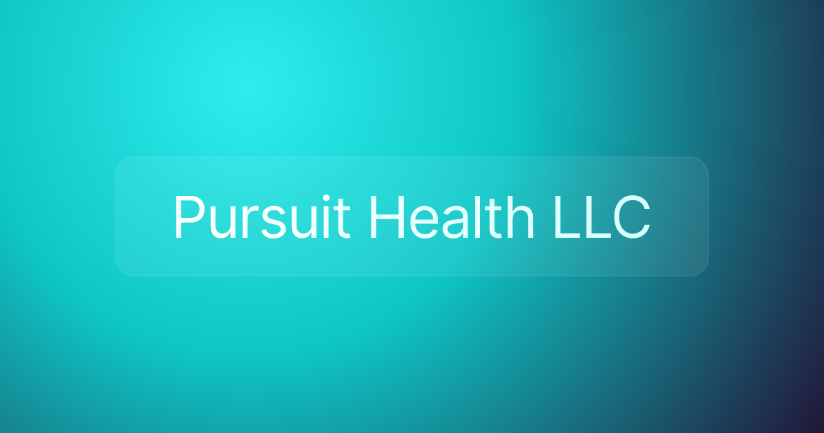 Pursuit Health LLC