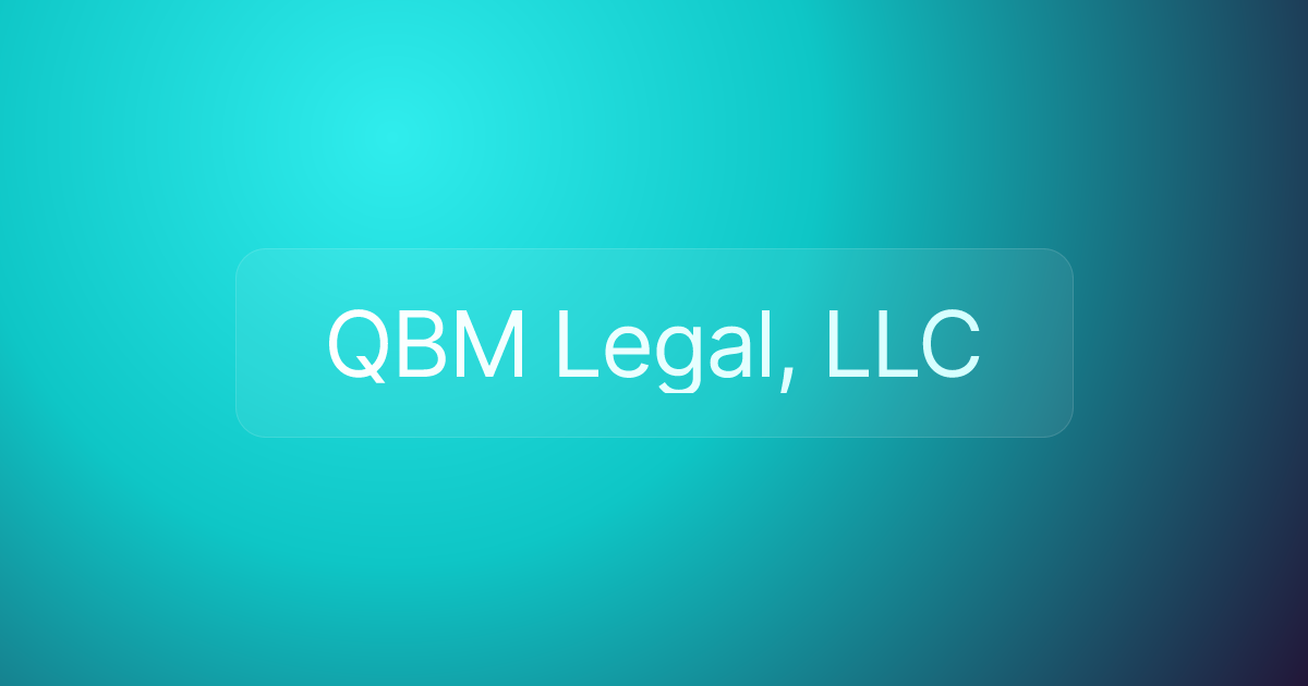 QBM Legal, LLC