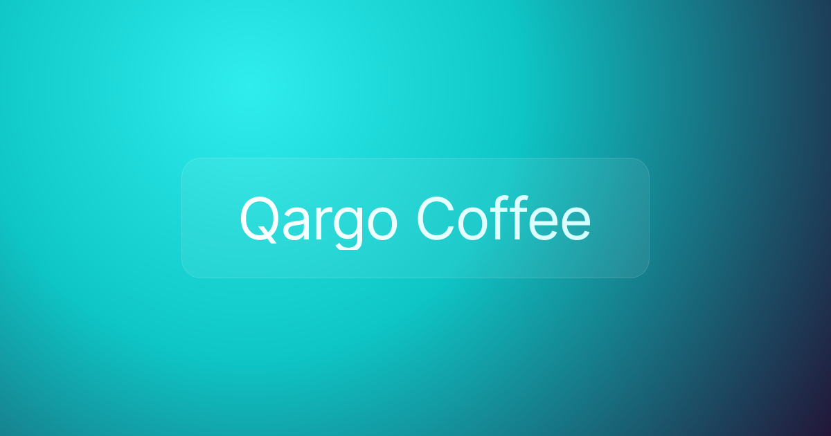 Qargo Coffee