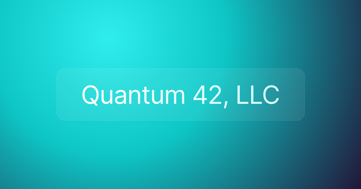Quantum 42, LLC