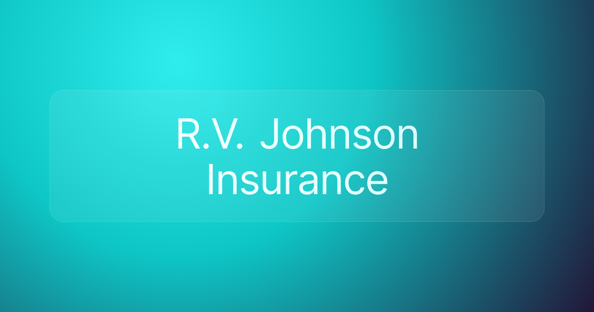 R.V. Johnson Insurance