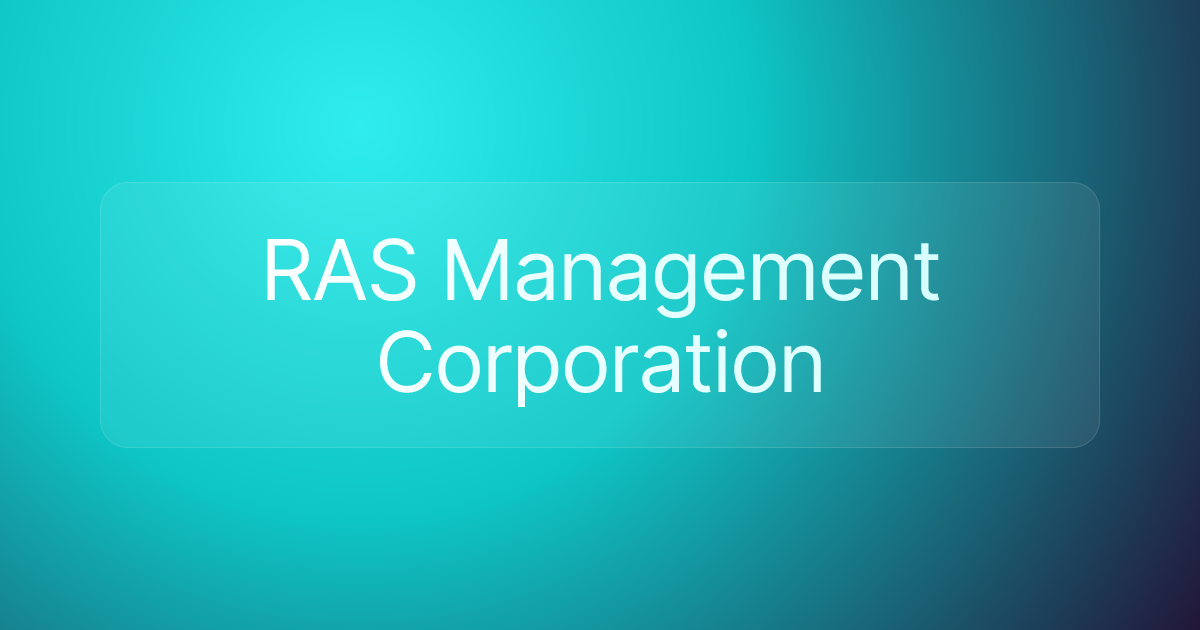 RAS Management Corporation