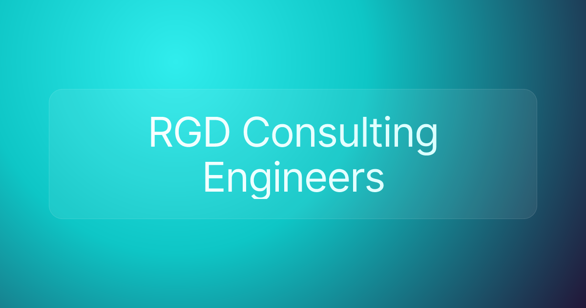 RGD Consulting Engineers