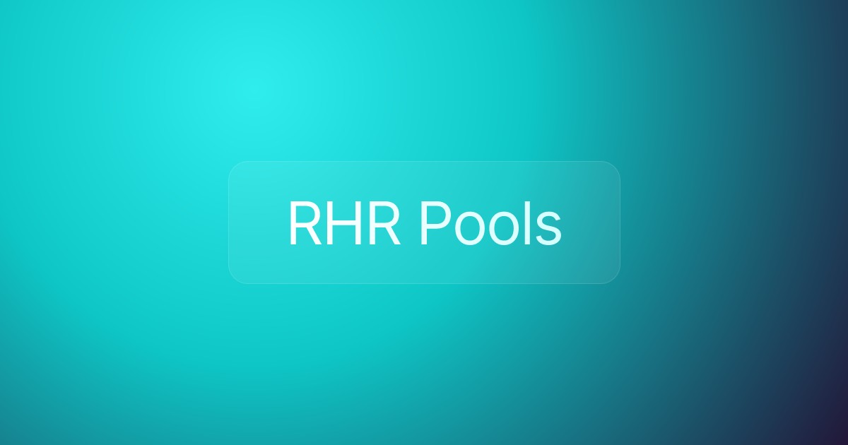 RHR Pools