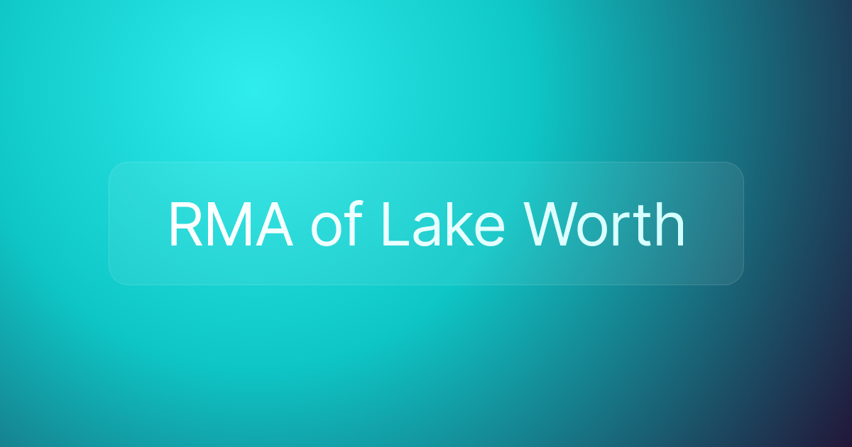 RMA of Lake Worth