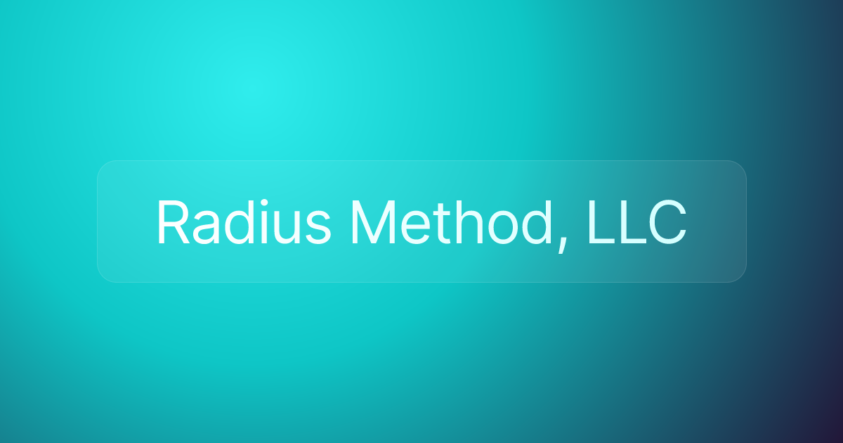 Radius Method, LLC
