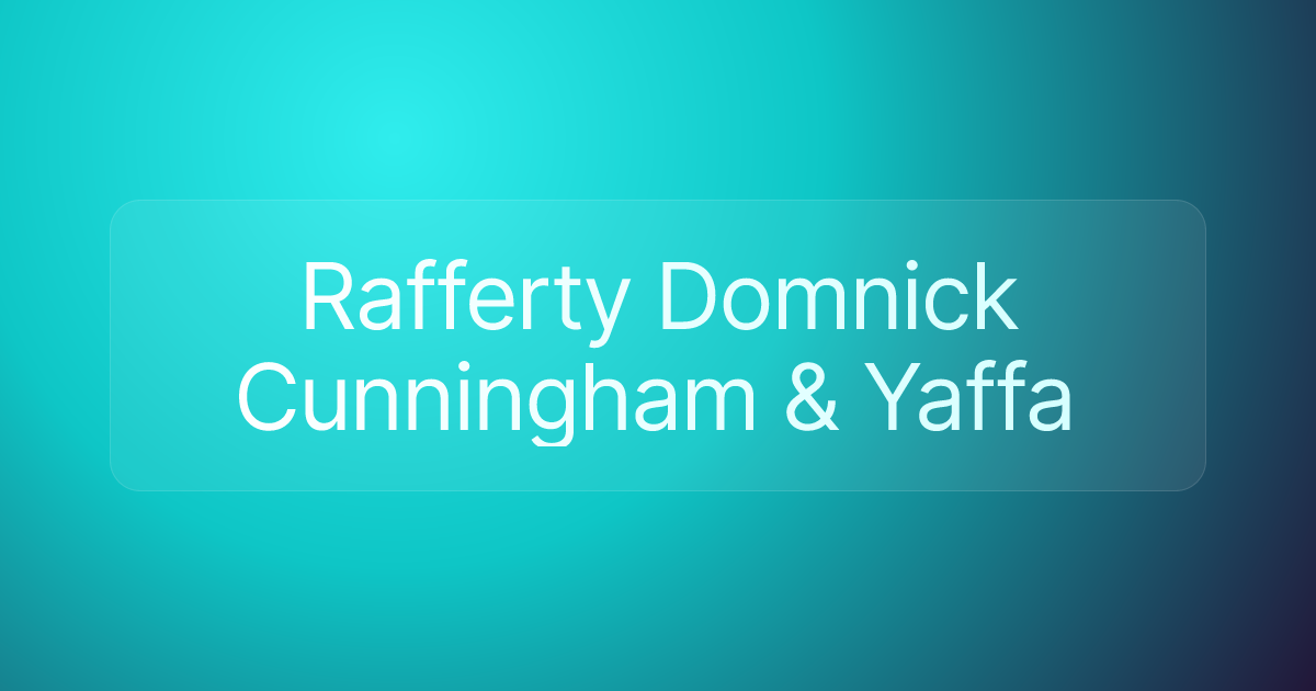 Rafferty Domnick Cunningham & Yaffa