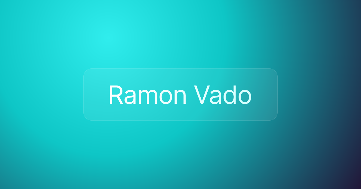 Ramon Vado