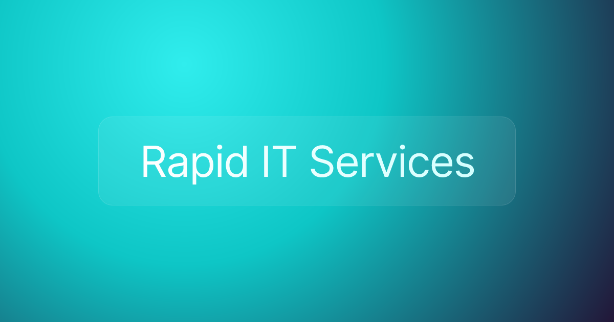 Rapid IT Services