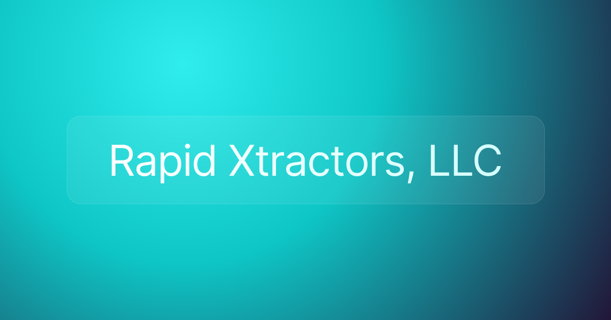 Rapid Xtractors, LLC