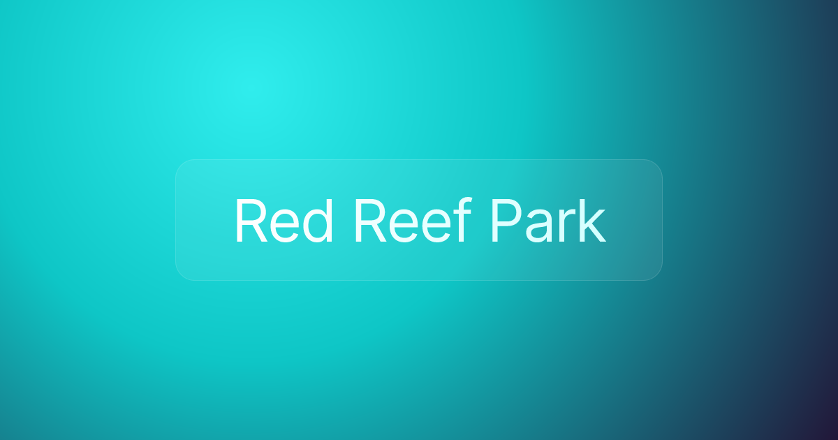 Red Reef Park