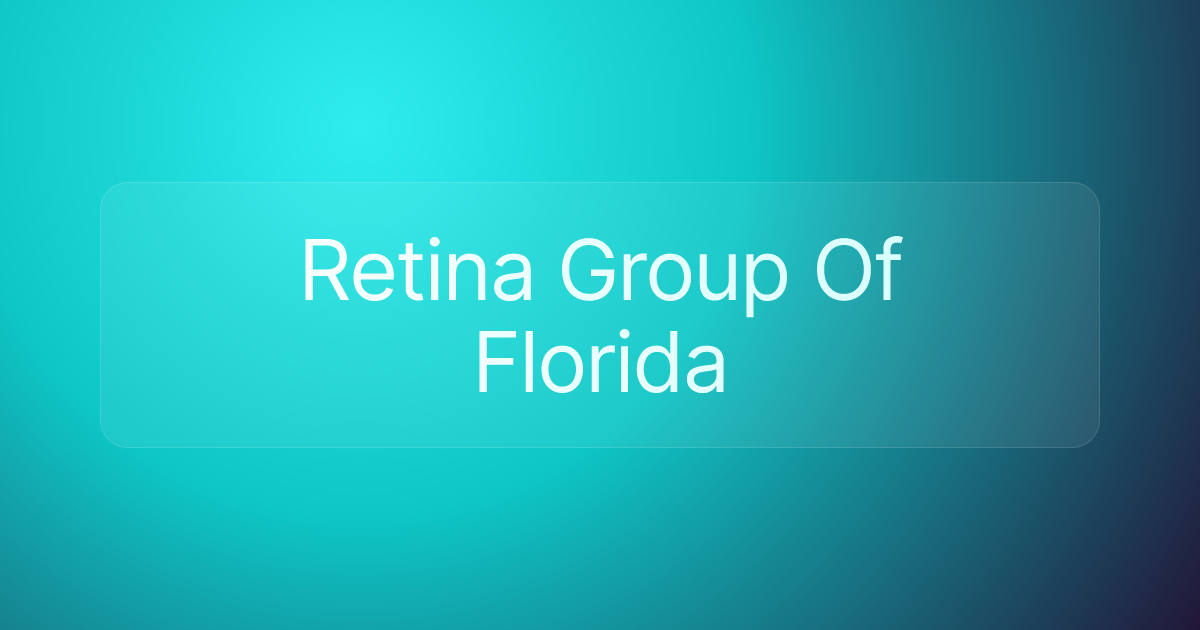 Retina Group Of Florida
