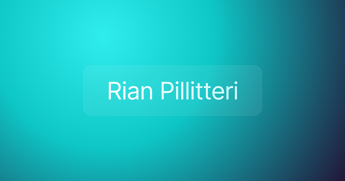 Rian Pillitteri