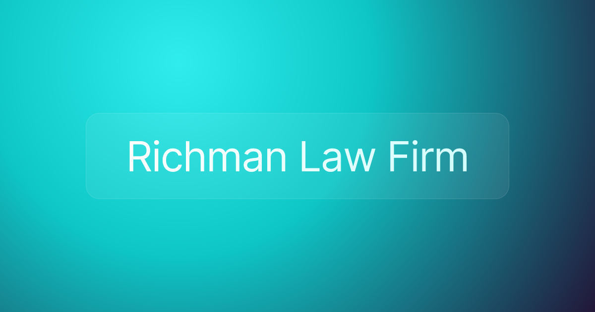 Richman Law Firm