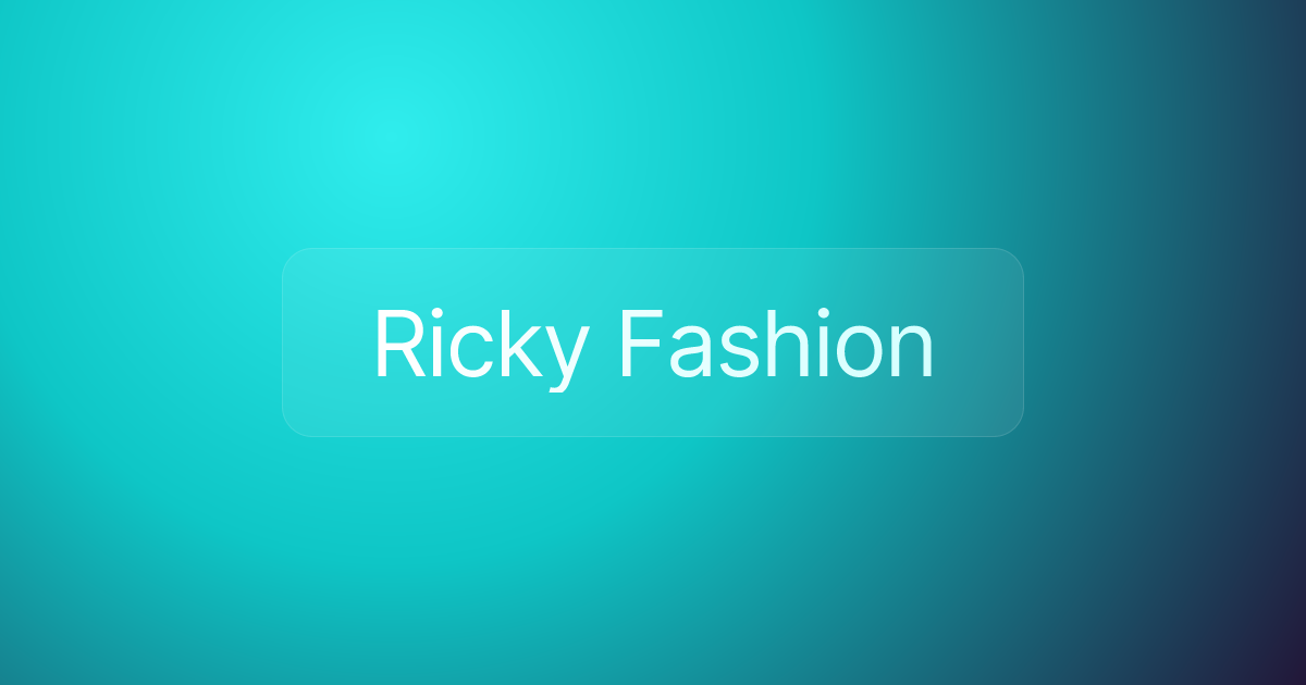 Ricky Fashion