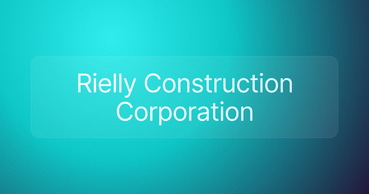 Rielly Construction Corporation