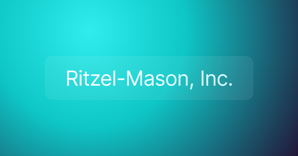 Ritzel-Mason, Inc.