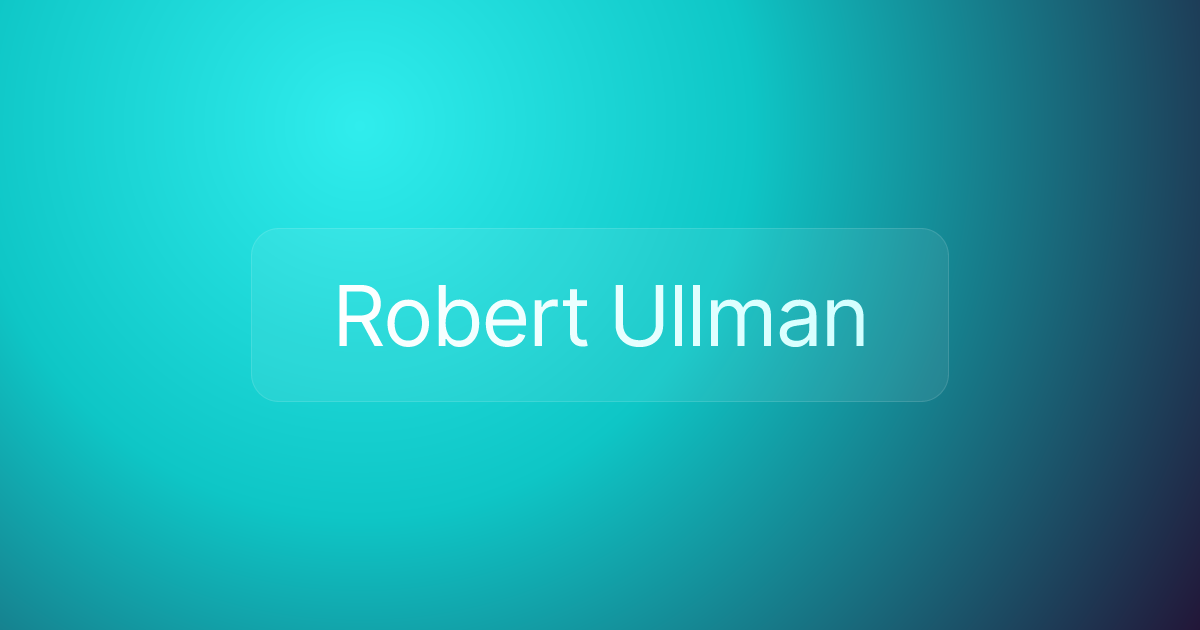 Robert Ullman