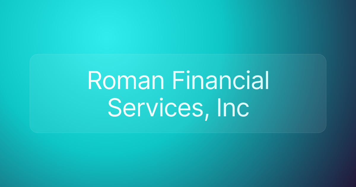 Roman Financial Services, Inc