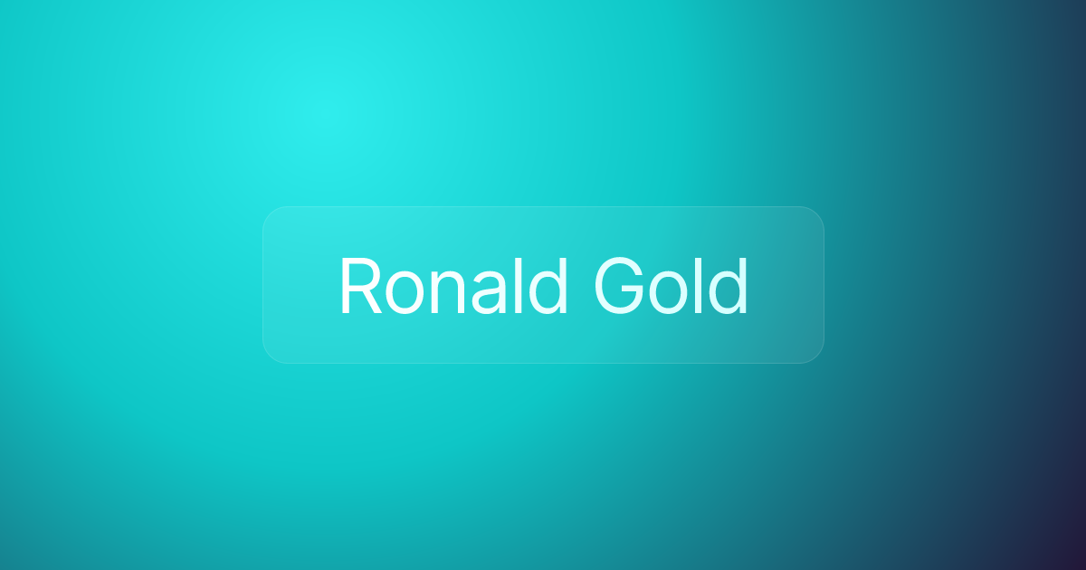 Ronald Gold