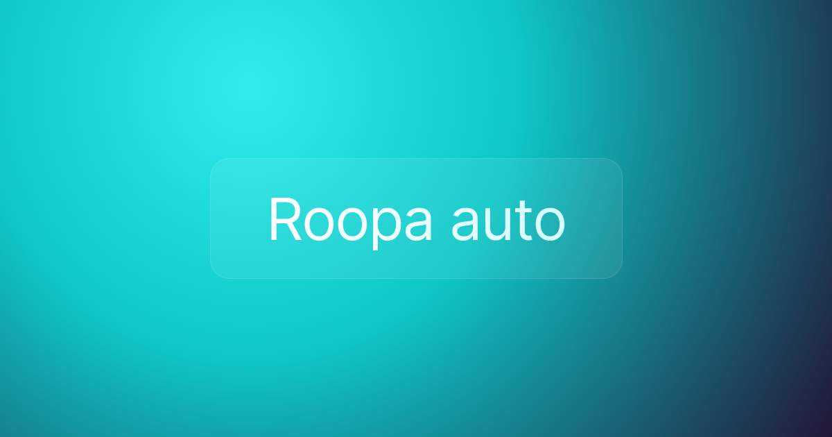 Roopa auto