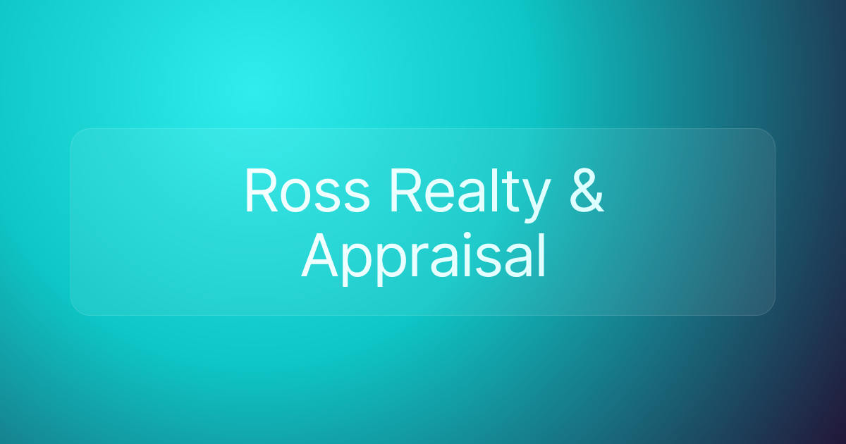 Ross Realty & Appraisal