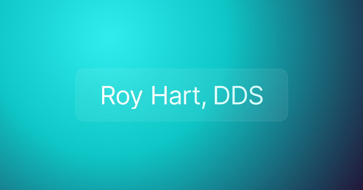 Roy Hart, DDS