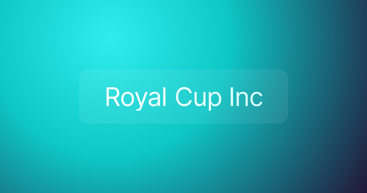 Royal Cup Inc