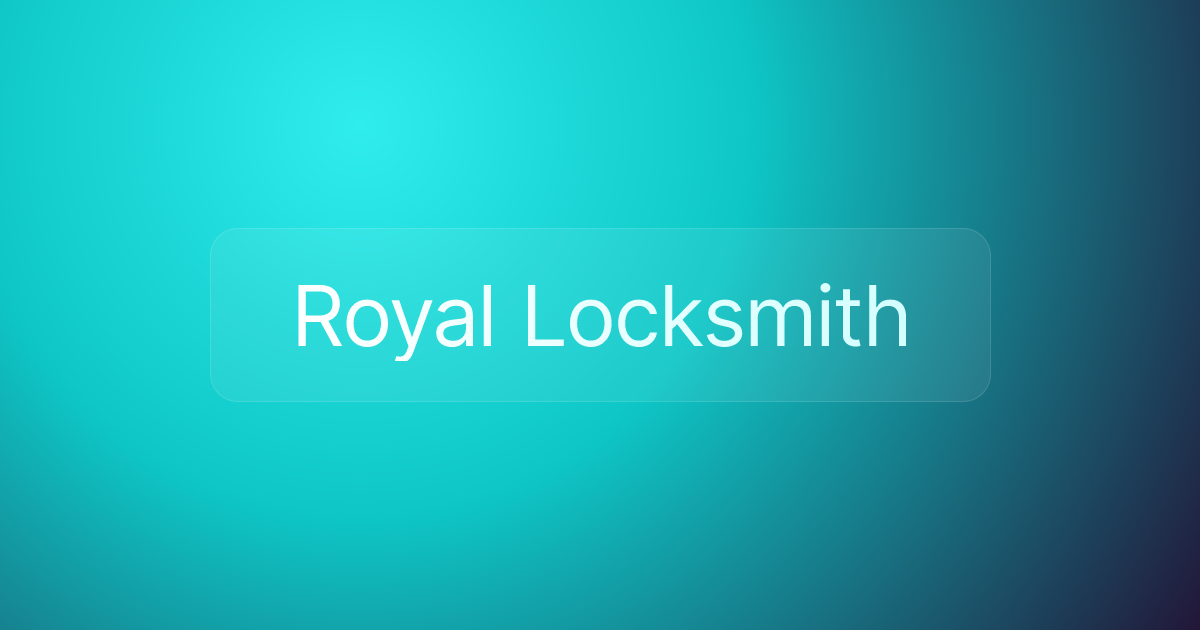 Royal Locksmith
