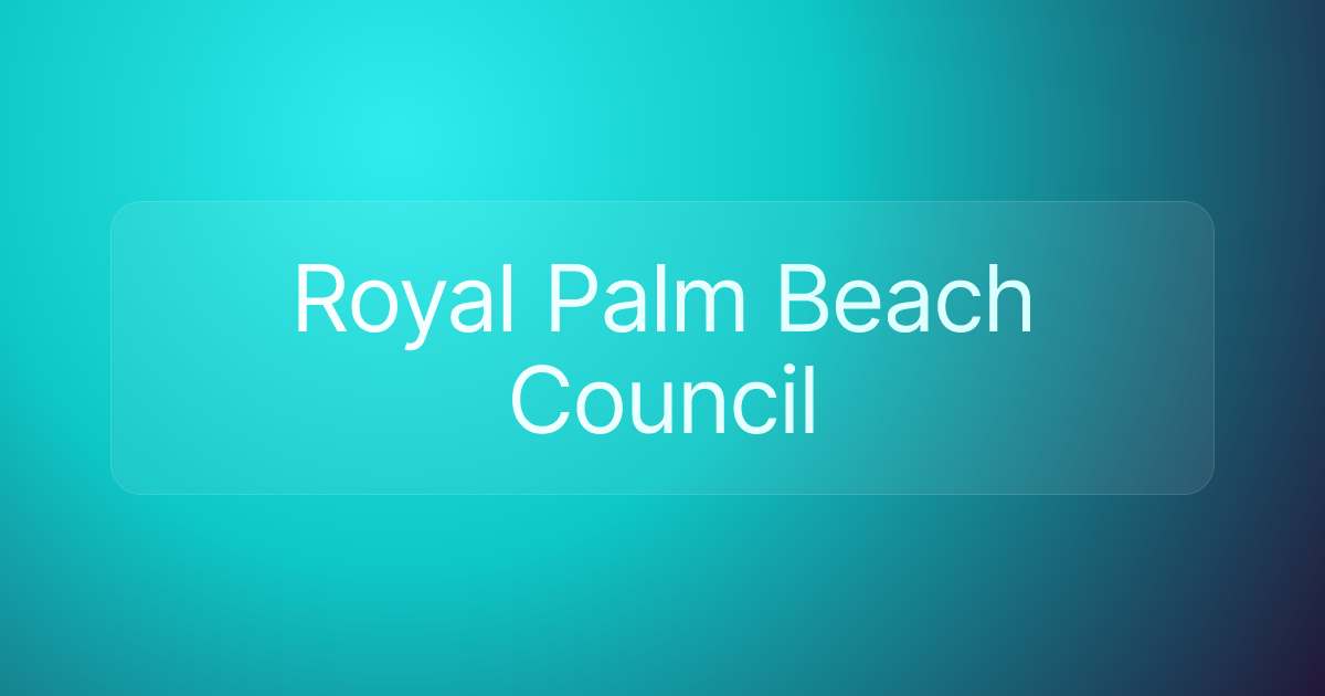 Royal Palm Beach Council