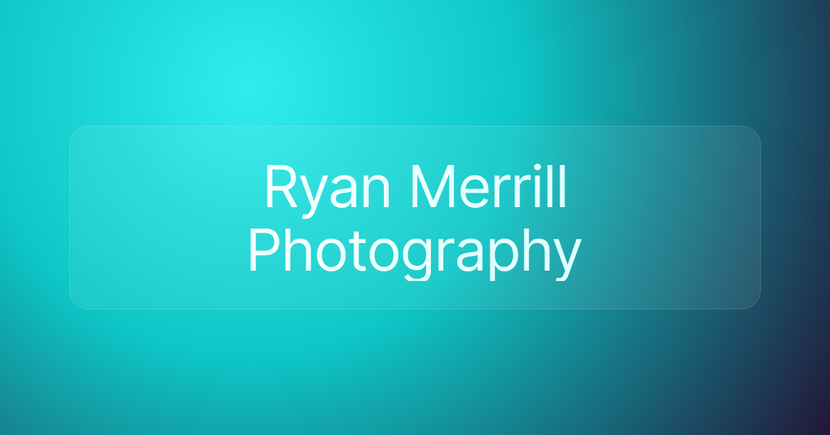 Ryan Merrill Photography