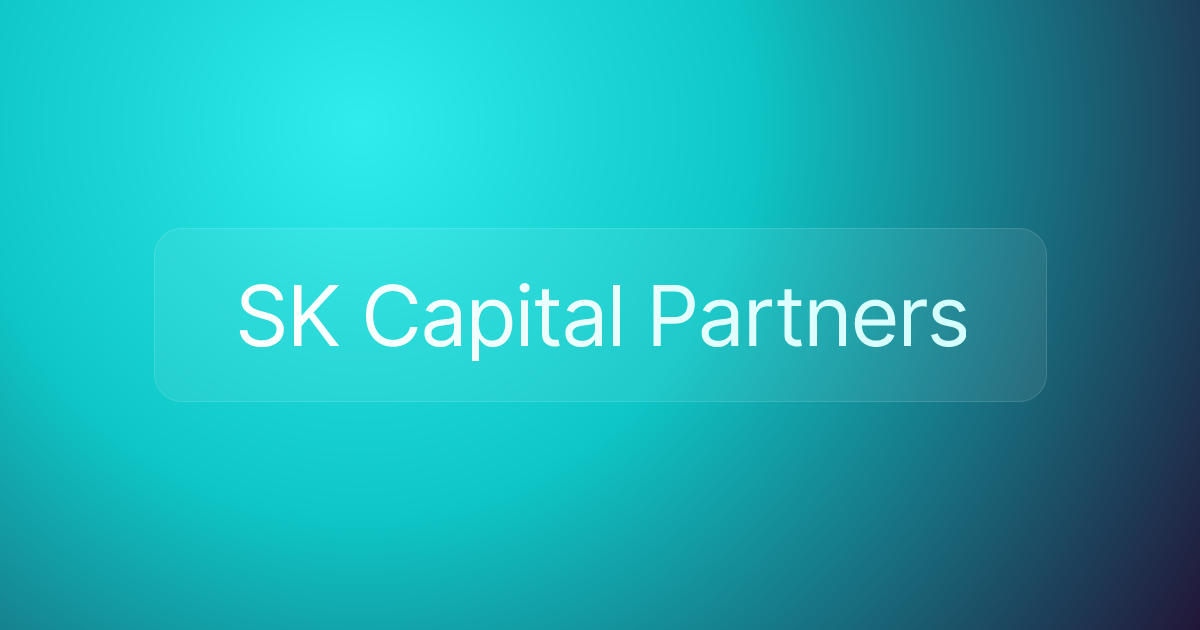 SK Capital Partners