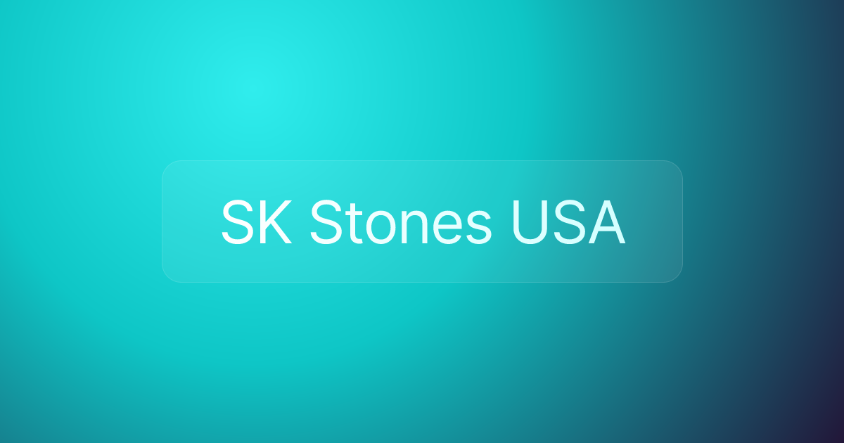 SK Stones USA