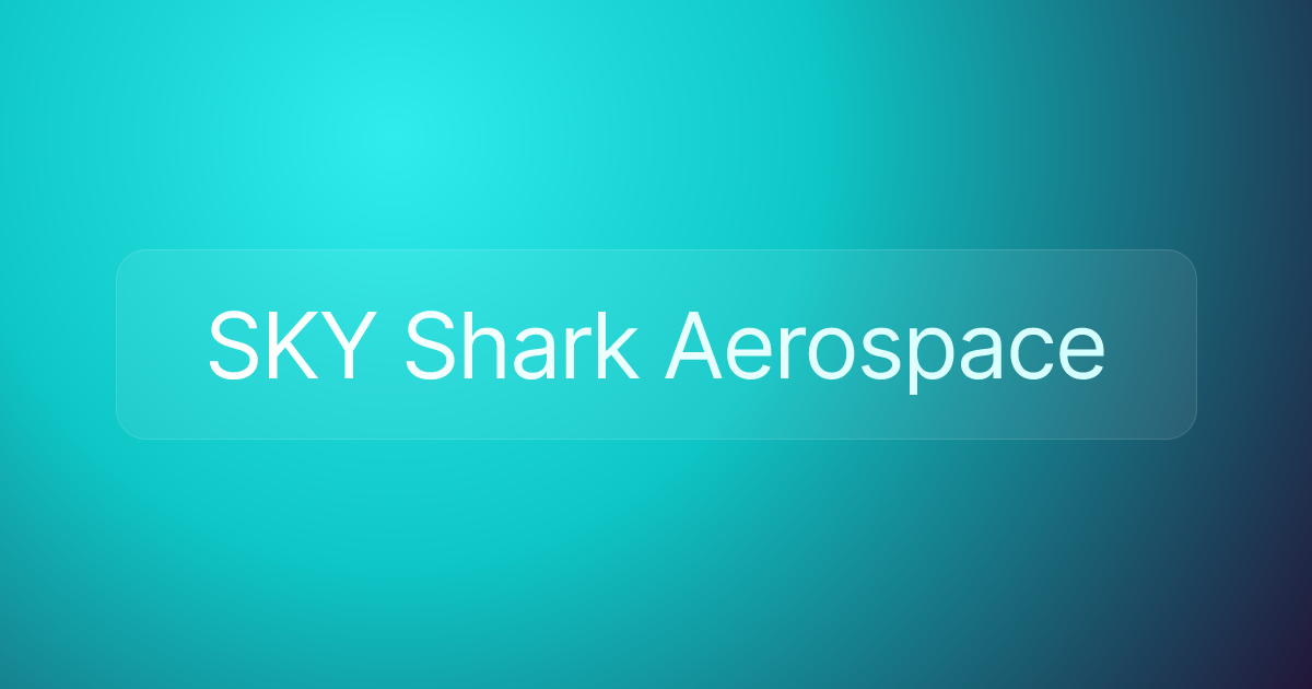 SKY Shark Aerospace