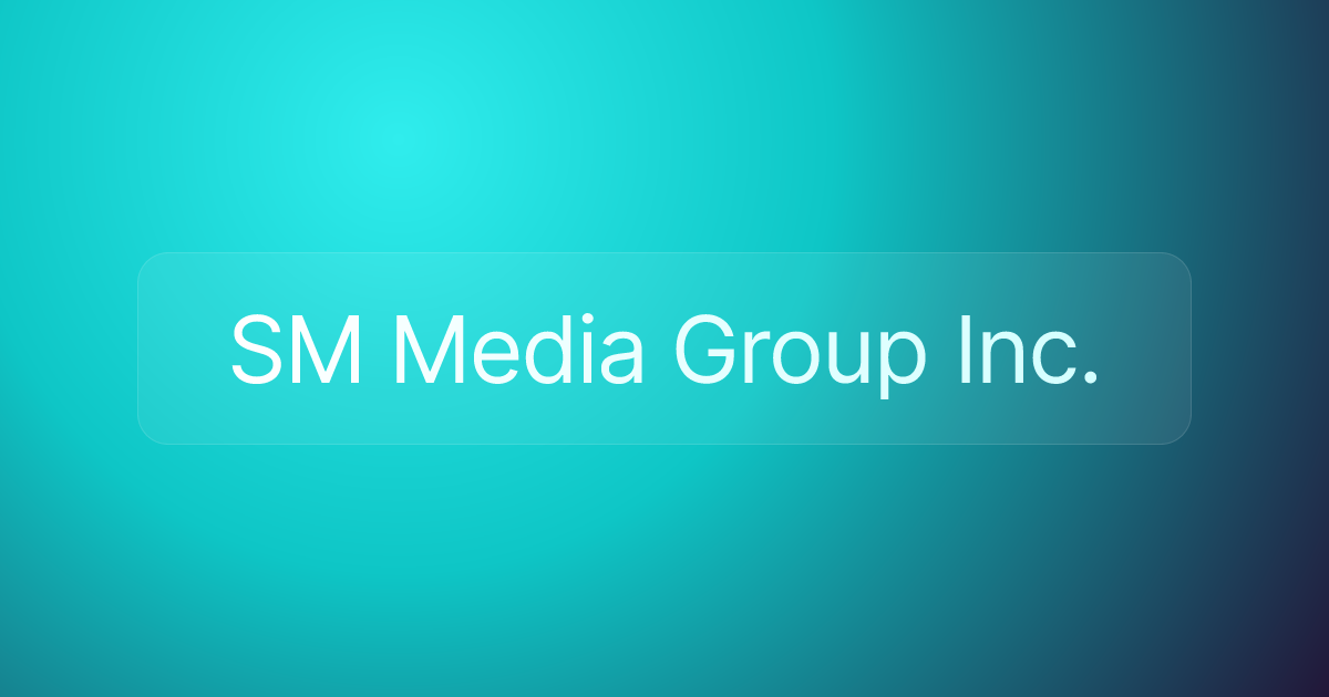 SM Media Group Inc.