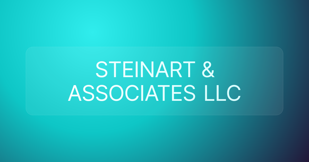 STEINART & ASSOCIATES LLC