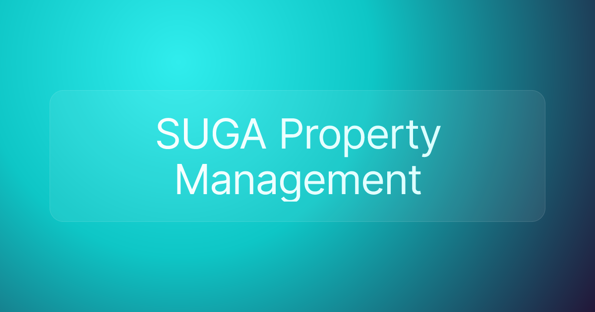 SUGA Property Management