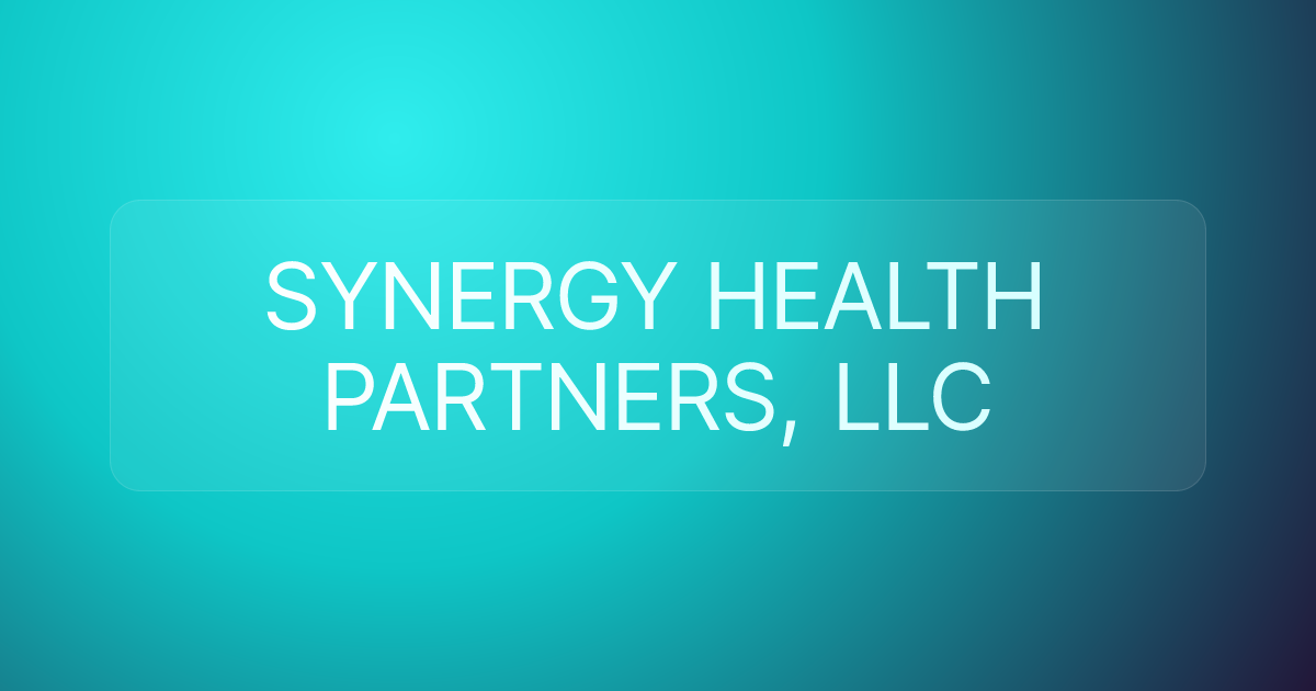 SYNERGY HEALTH PARTNERS, LLC