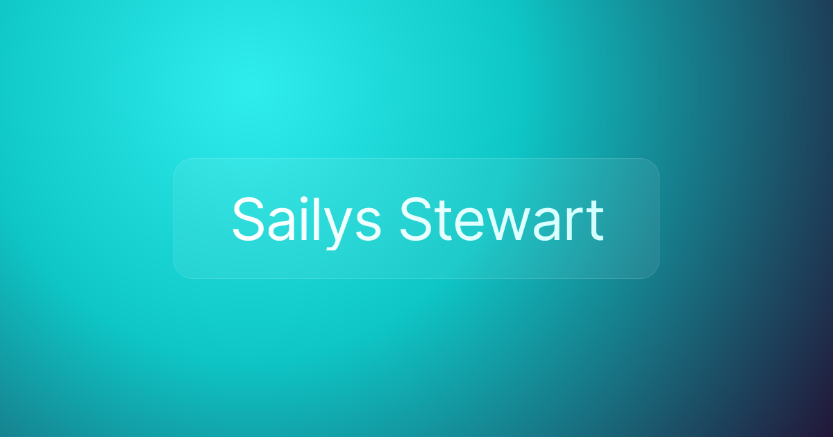 Sailys Stewart