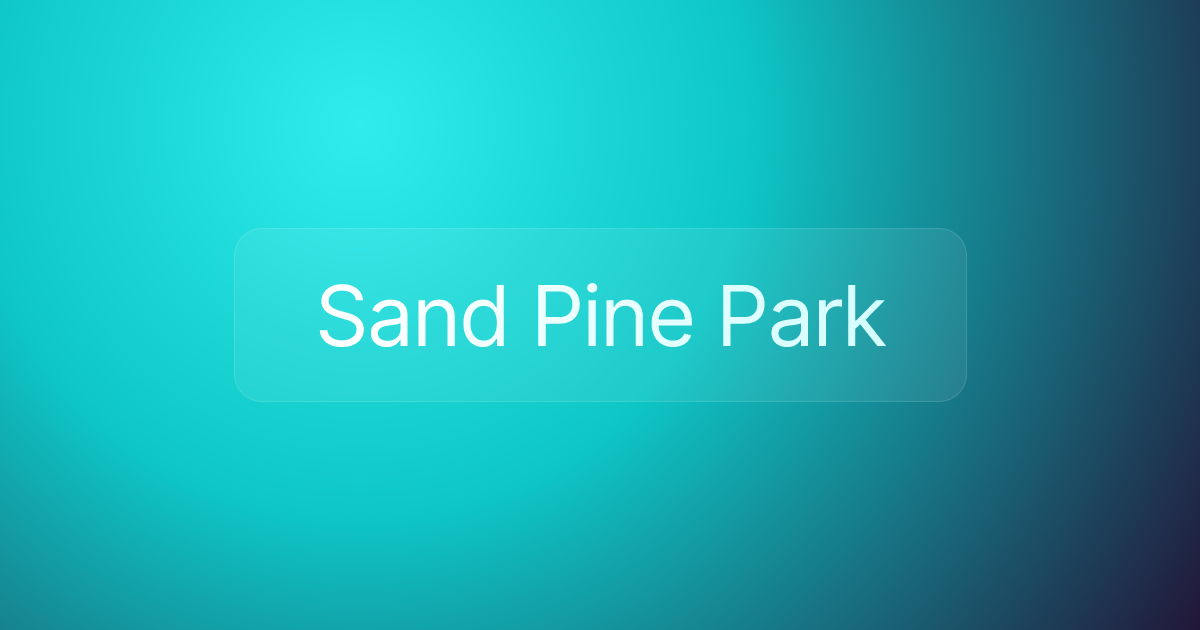 Sand Pine Park