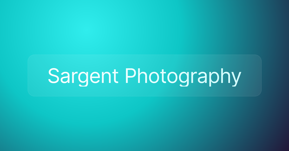 Sargent Photography
